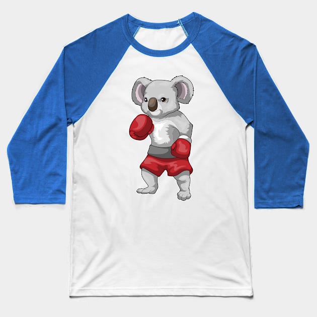 Koala Boxer Boxing gloves Boxing Baseball T-Shirt by Markus Schnabel